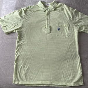 Men’s Johnnie-O striped polo shirt Size M
